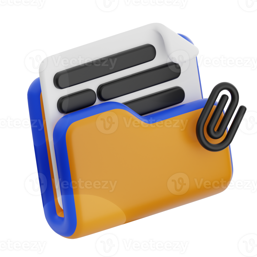 Colorful file folder icon png