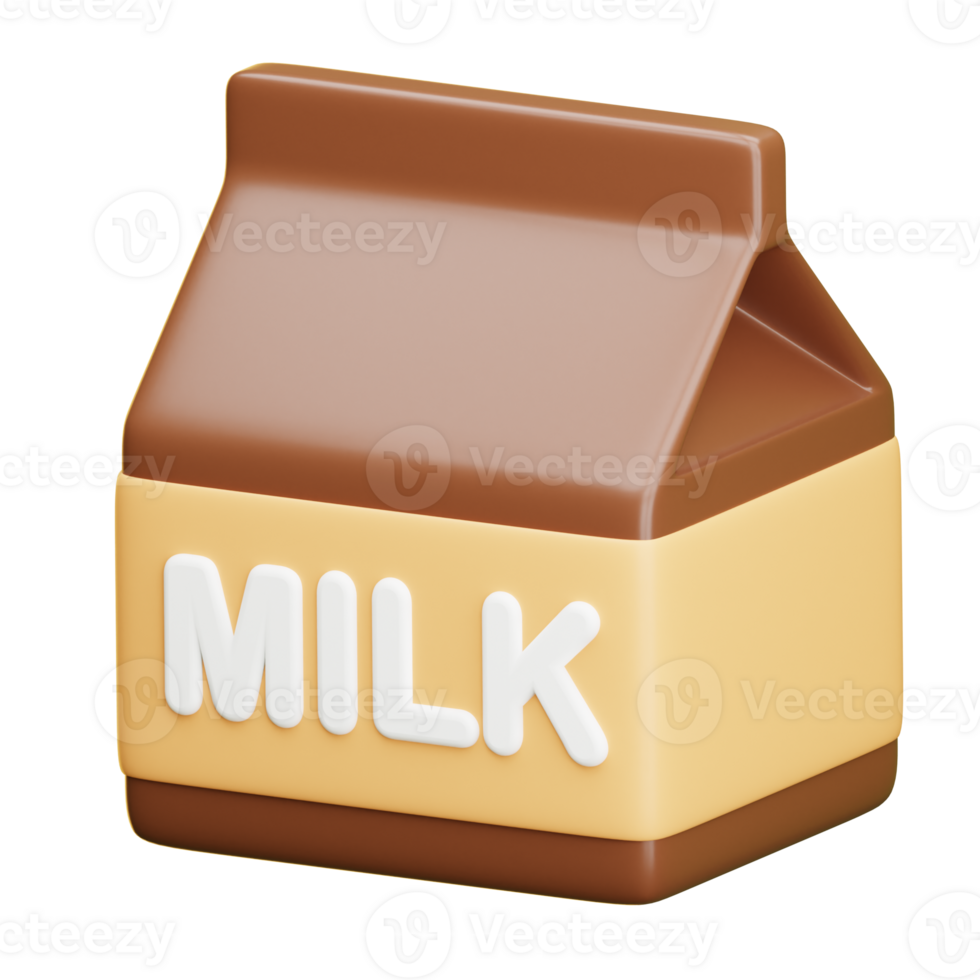 Chocolate milk carton png