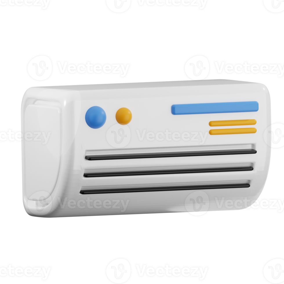 3d air conditioner cooling system providing comfort png
