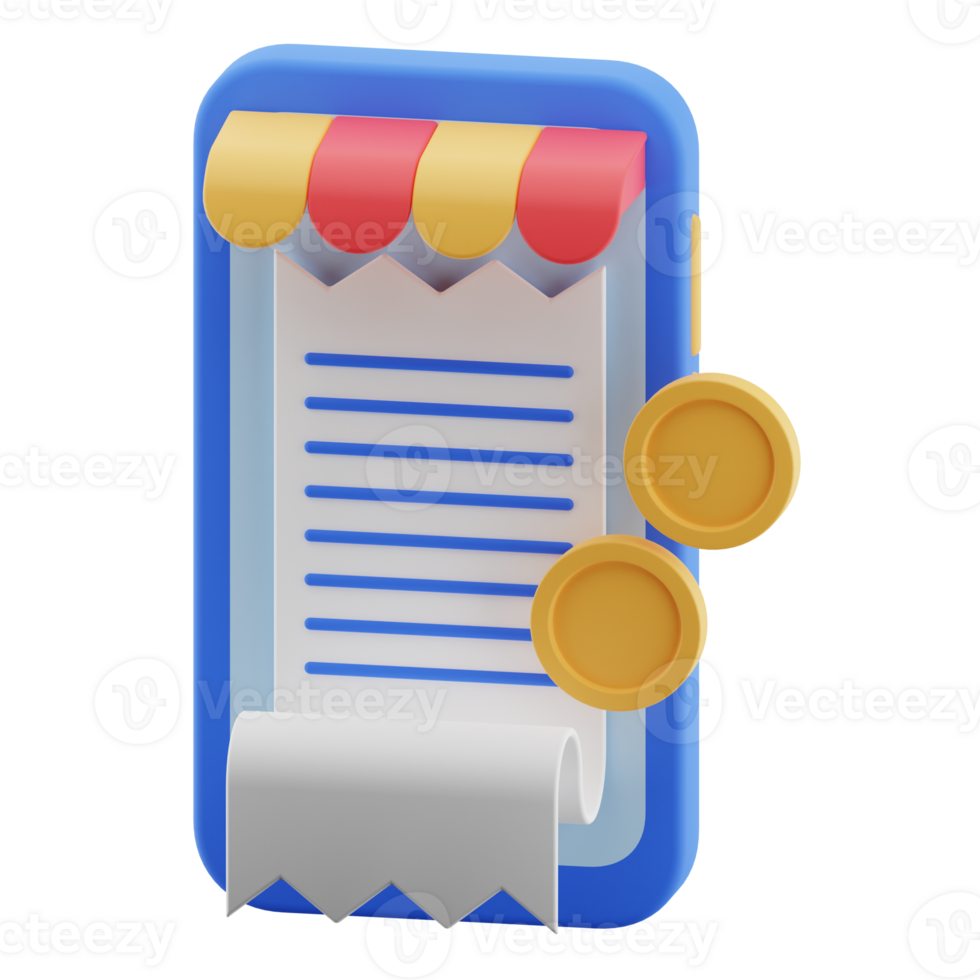 Mobile transaction interface with coins png