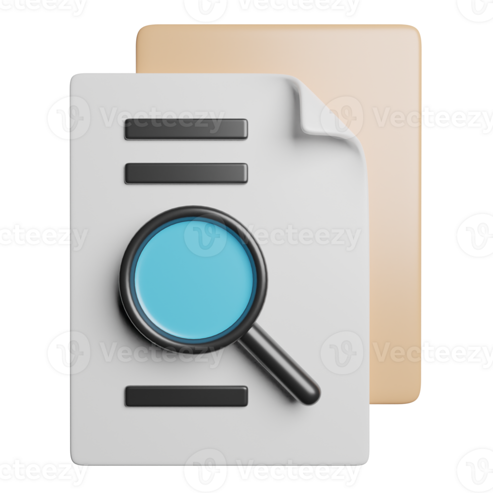 Search Find Magnifier Document png