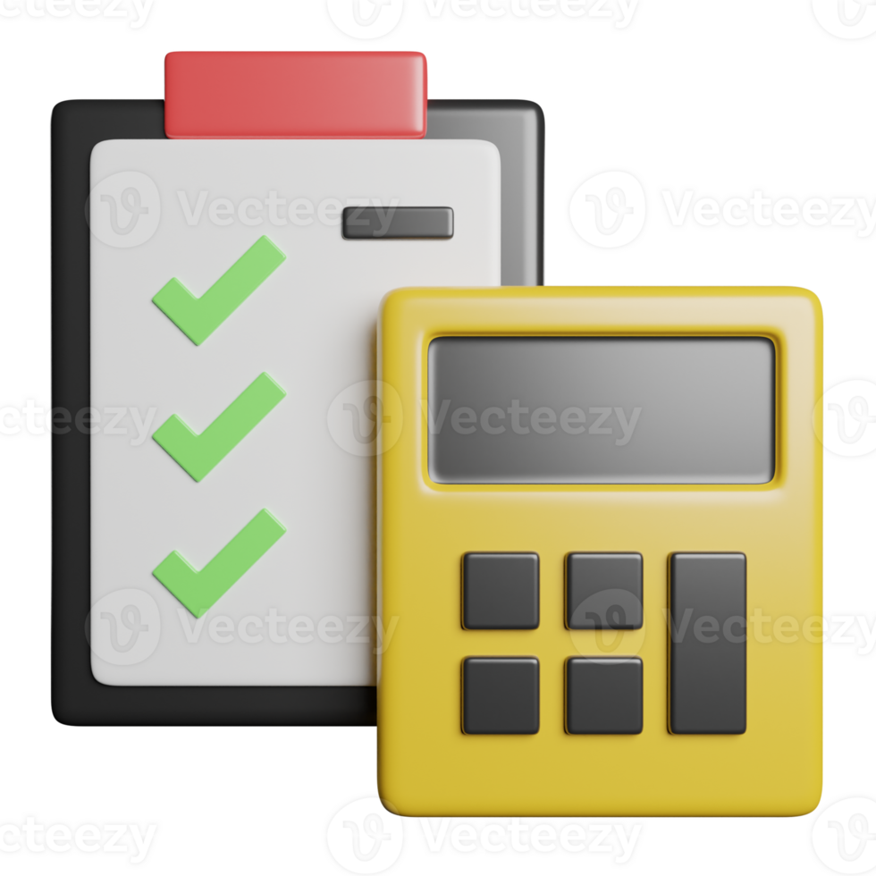 Calculator Accounting Finance Checklist png