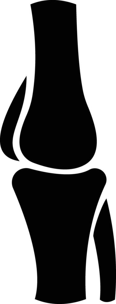 Knee icon. Knee bones graphic sign. Symbol human joint isolated on white background. flat design vector