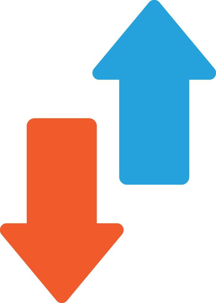 arrows icon. Business Management Flat design. isolated on white background. illustration vector