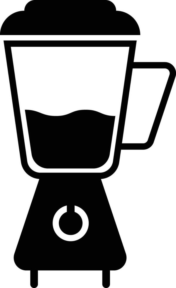 Blender icon, Blender symbol isolated on white background. Electronic kitchen mixer. Black, flat icon vector