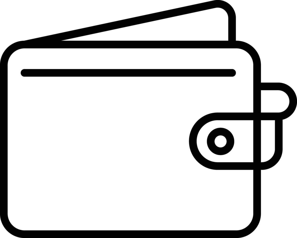 Wallet icon. wallet isolated on white background vector