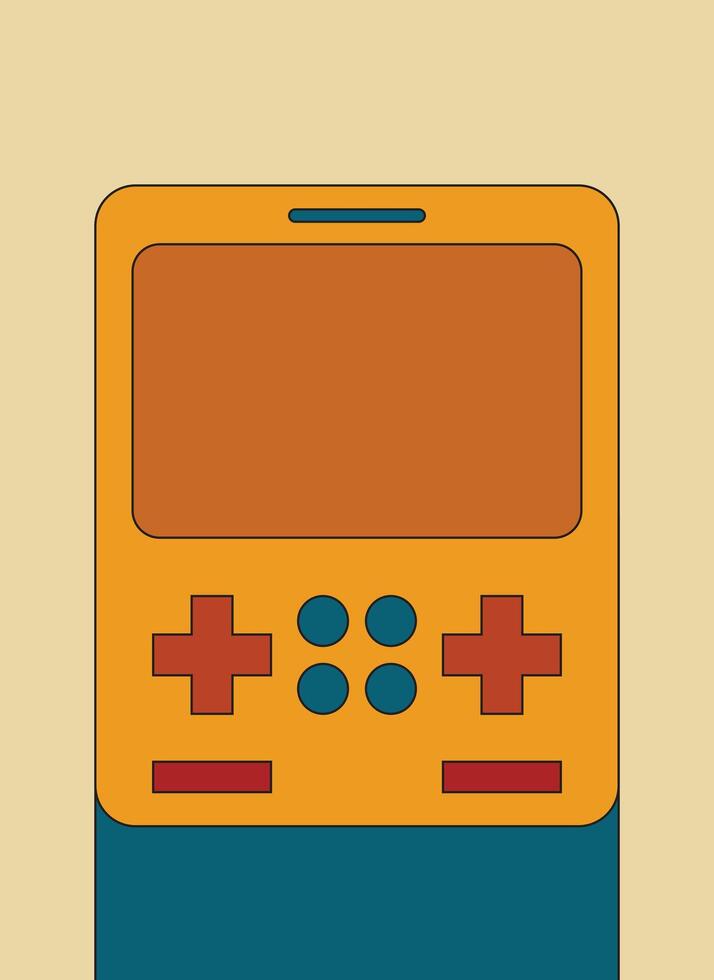 Design arcade game retro old unique vector