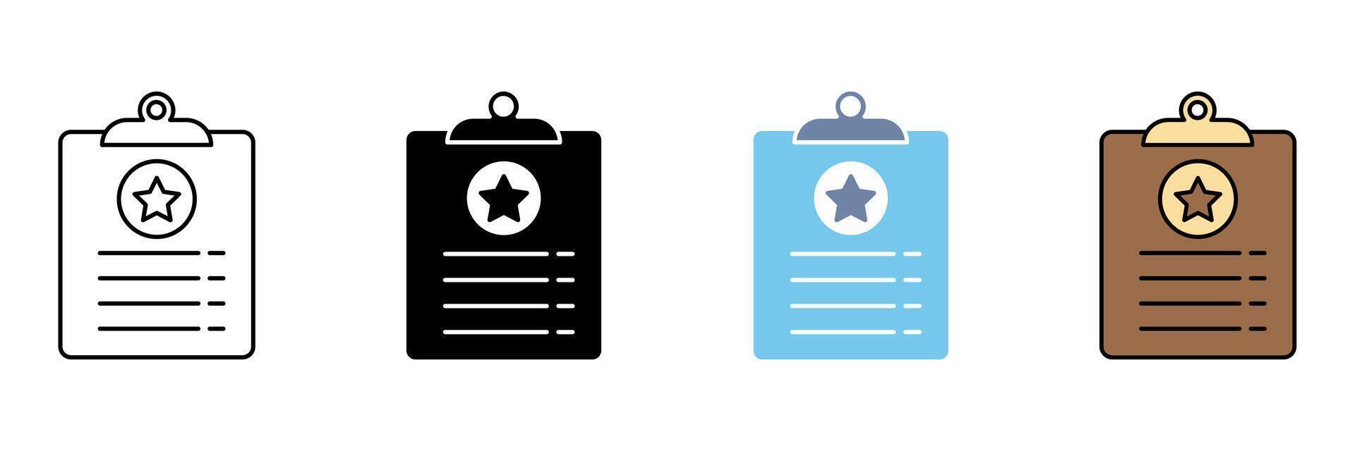 RESULT concept line icon. Simple element illustration. vector