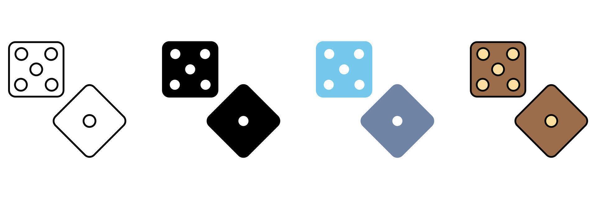 CRAPS concept line icon. Simple element illustration. vector