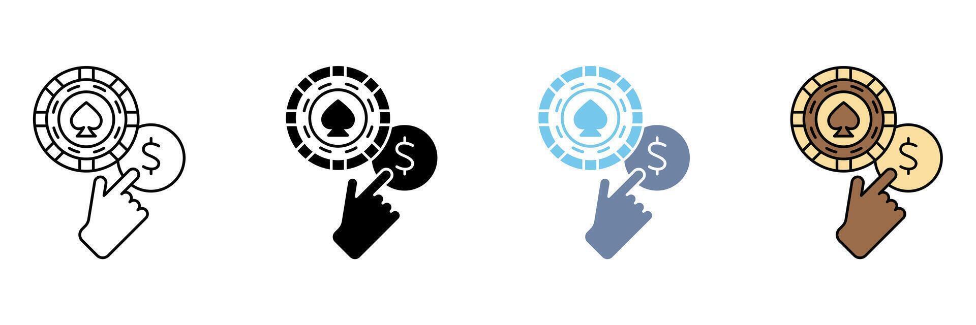 BET concept line icon. Simple element illustration. vector