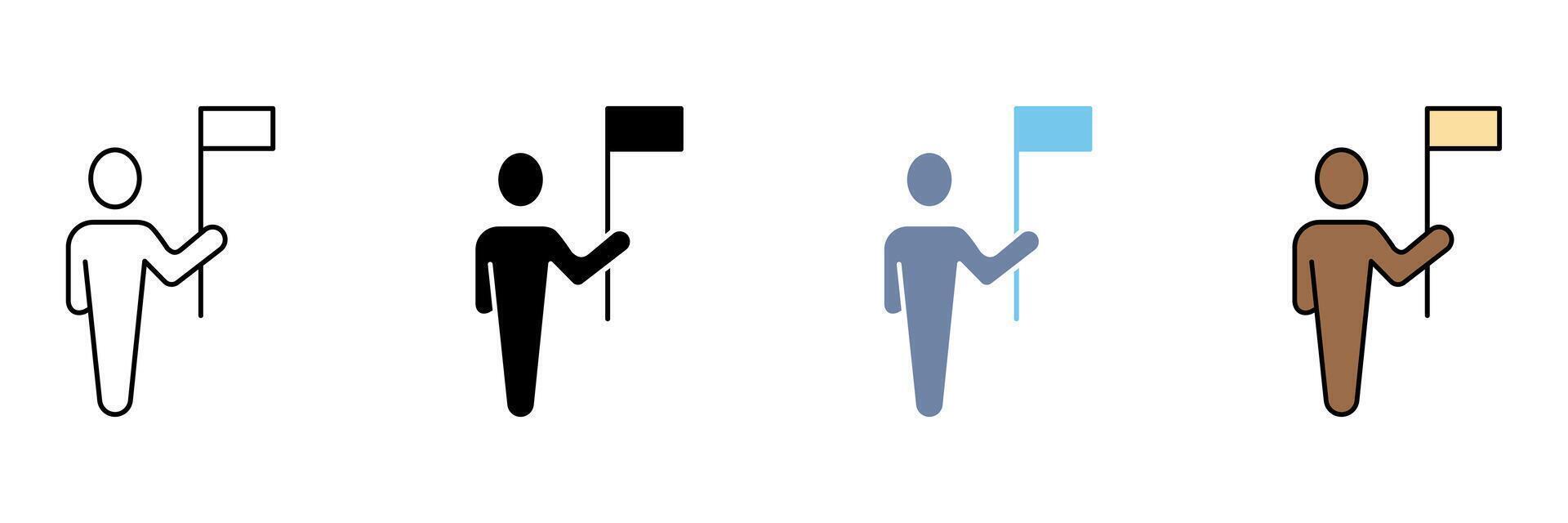 SUCCESS concept line icon. Simple element illustration. vector