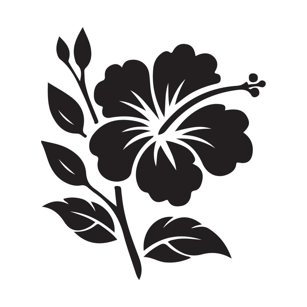 Black and white floral background with decorative flower pattern and nature inspired design vector