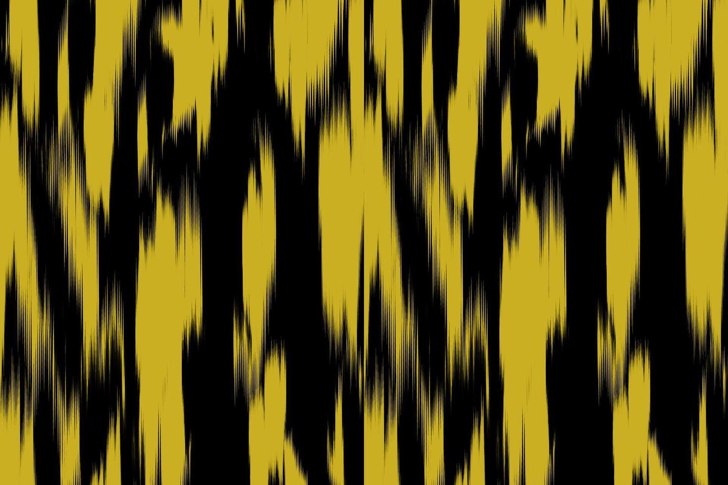 Yellow and black abstract background. Ikat Pattern Design for Fabric, clothing, textile, wrapping, background, wallpaper, carpet, embroidery, print vector