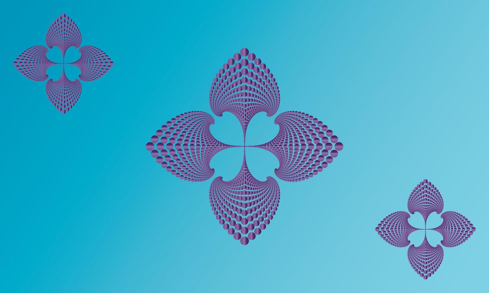 Abstract background Seamless pattern of four leaf clovers with floral and leaf elements vector