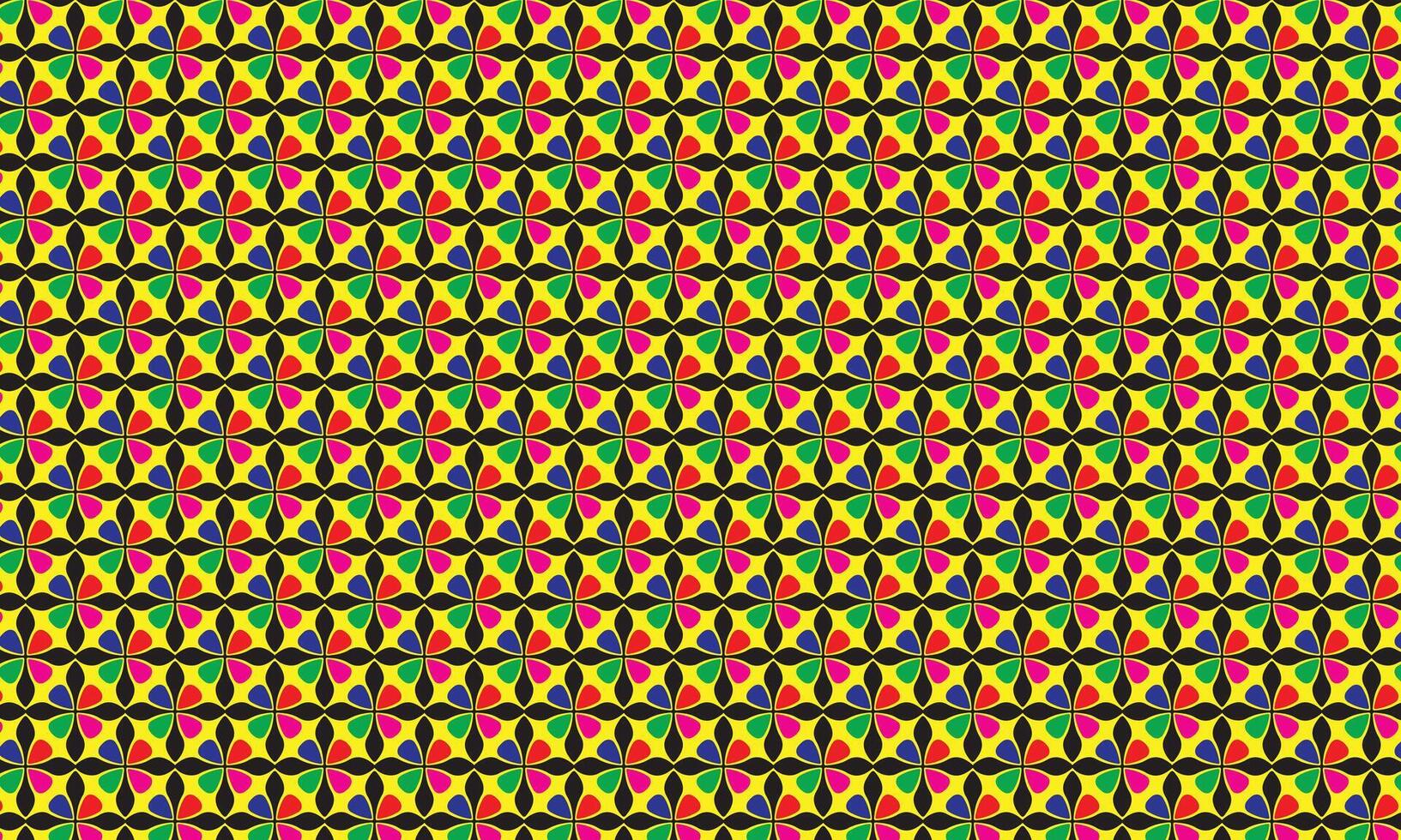 Colorful Abstract Circle Pattern with Seamless Dot Design vector