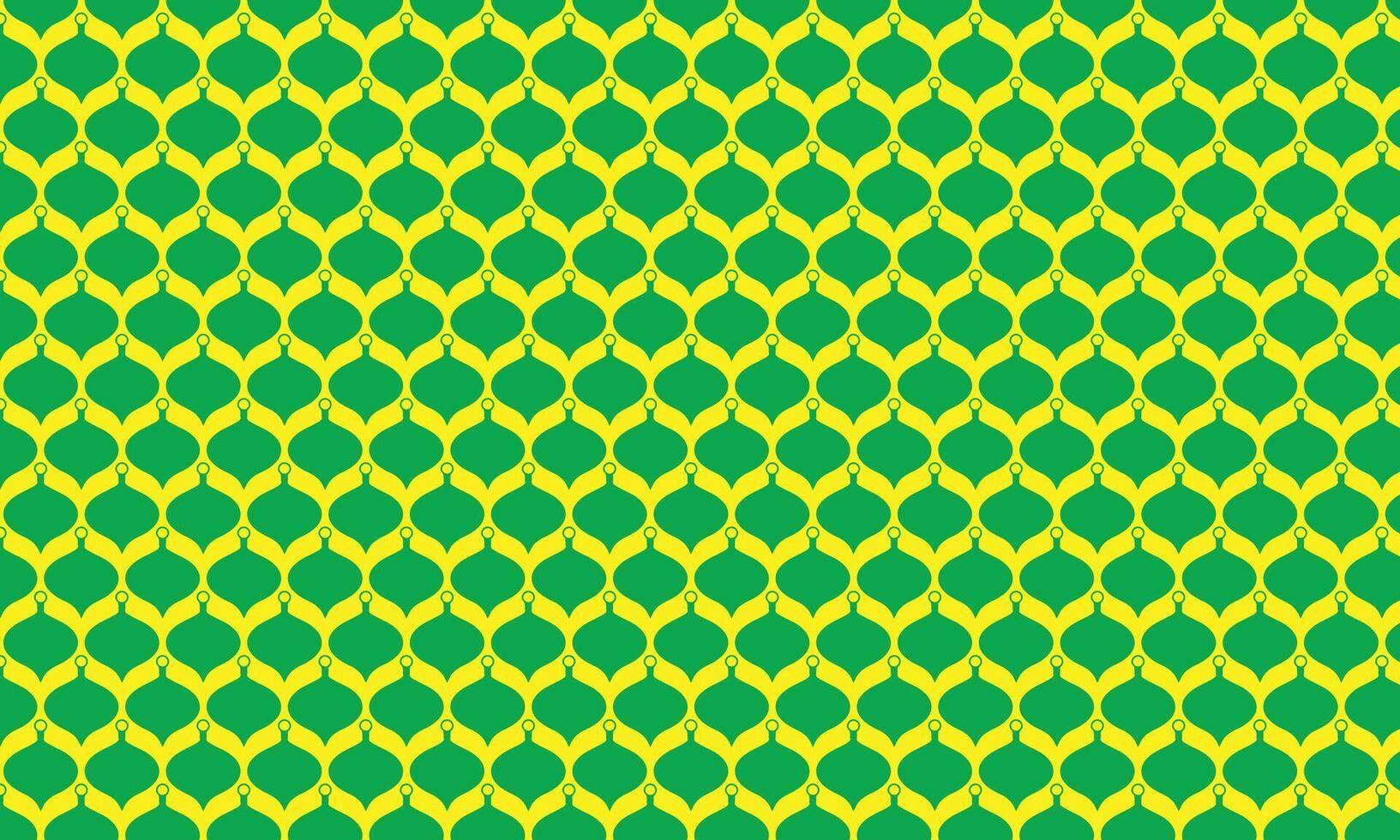 Green and yellow decorative pattern design vector