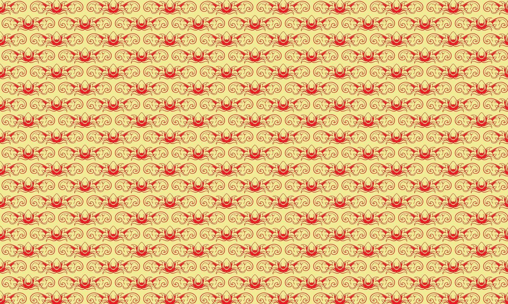 Seamless vintage floral and heart pattern design in pink style vector