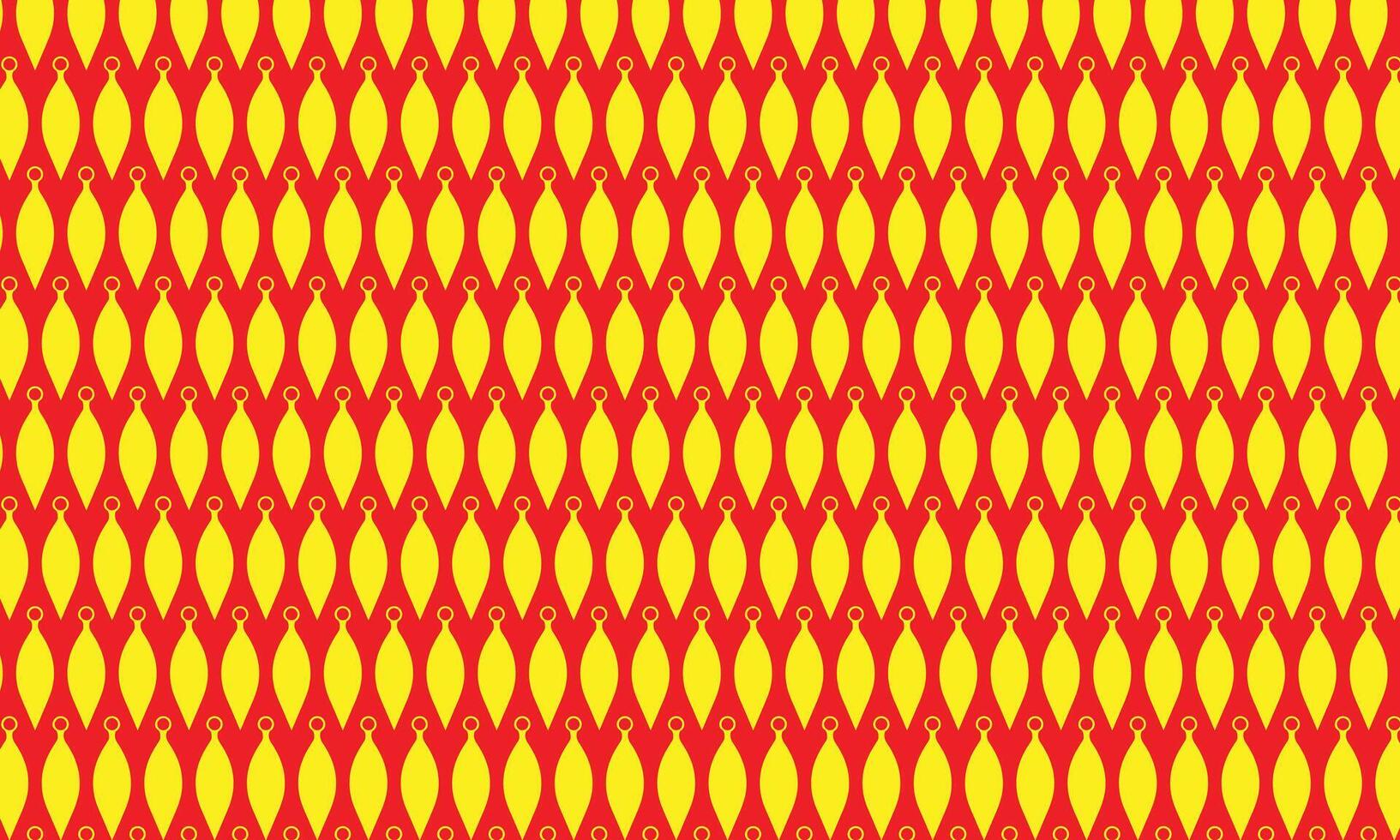Yellow and red patterned design vector