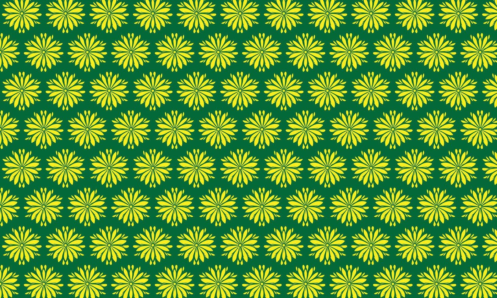 Seamless floral pattern with vintage flowers and decorative nature background vector
