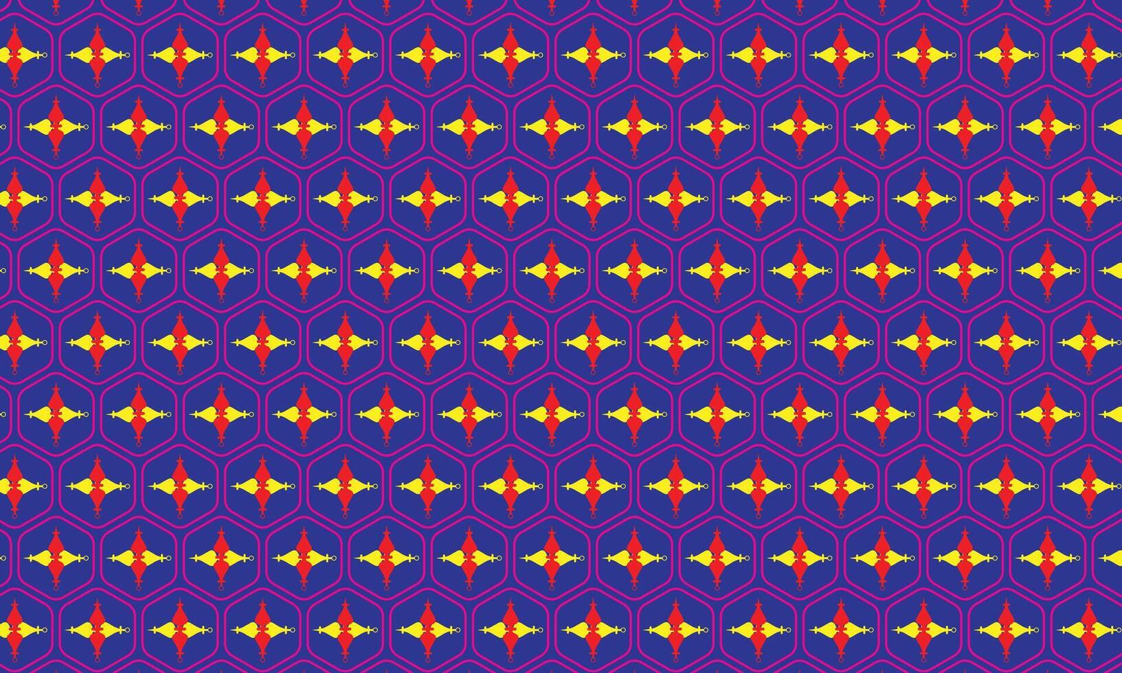 Colorful geometric pattern design vector