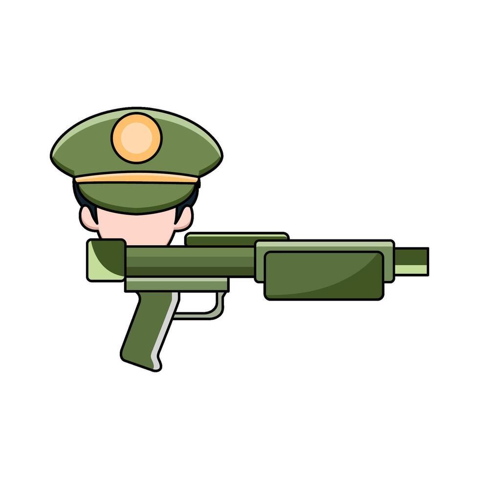 illustration of Army Recon vector
