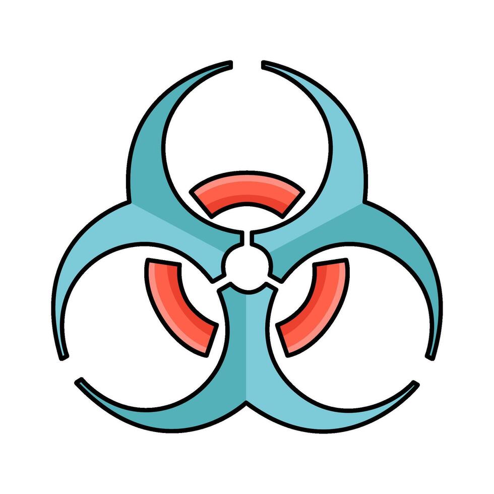 illustration of Biohazard Symbol vector