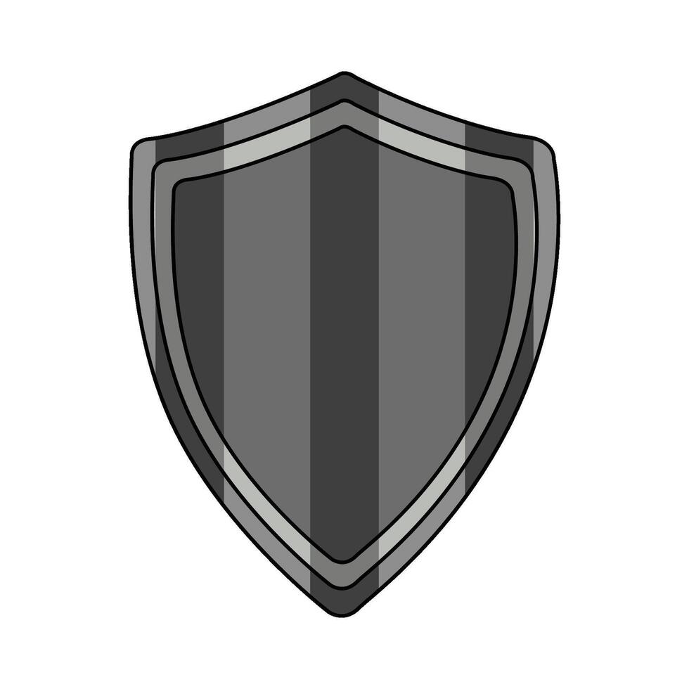 illustration of Black Shield vector