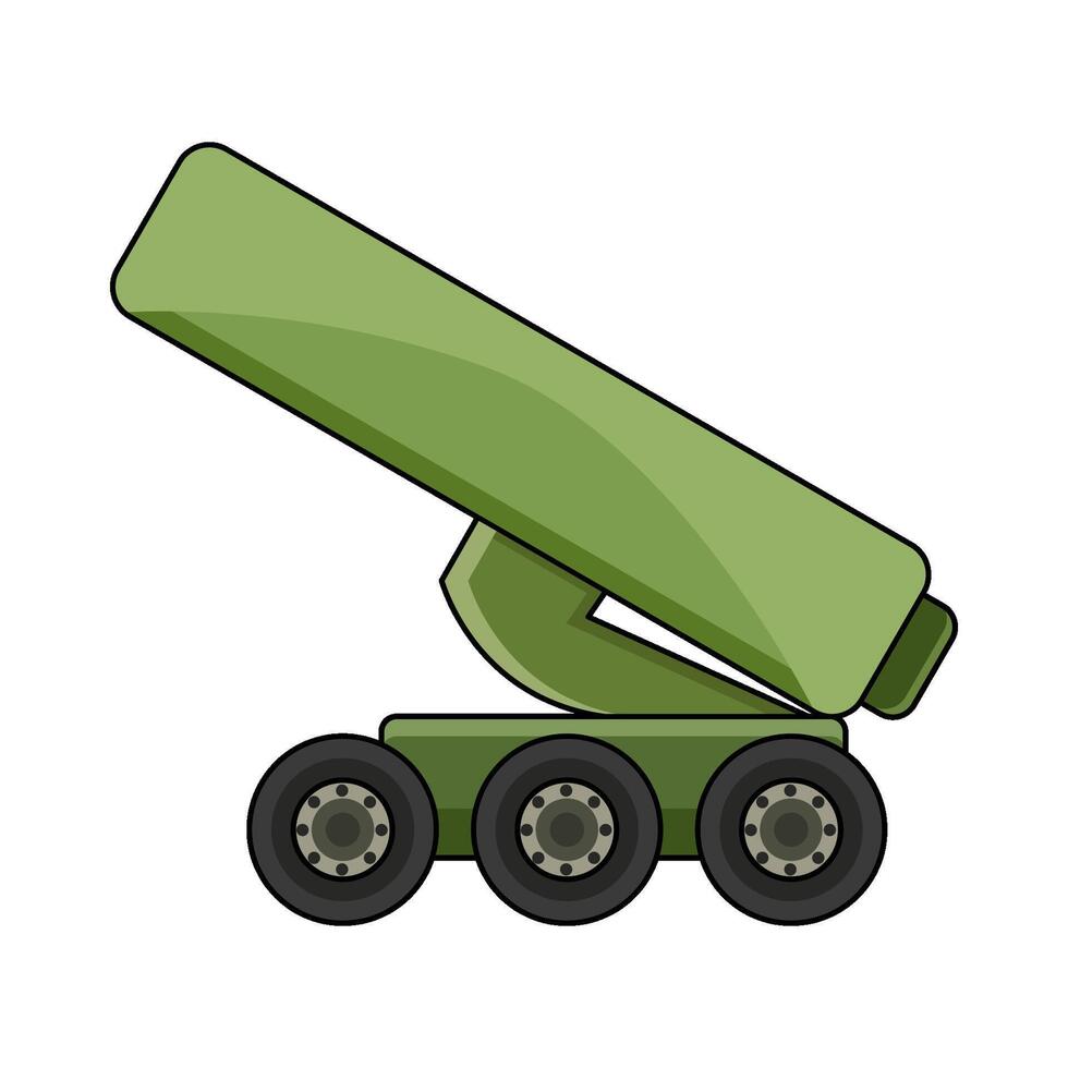 illustration of Military Mortar vector