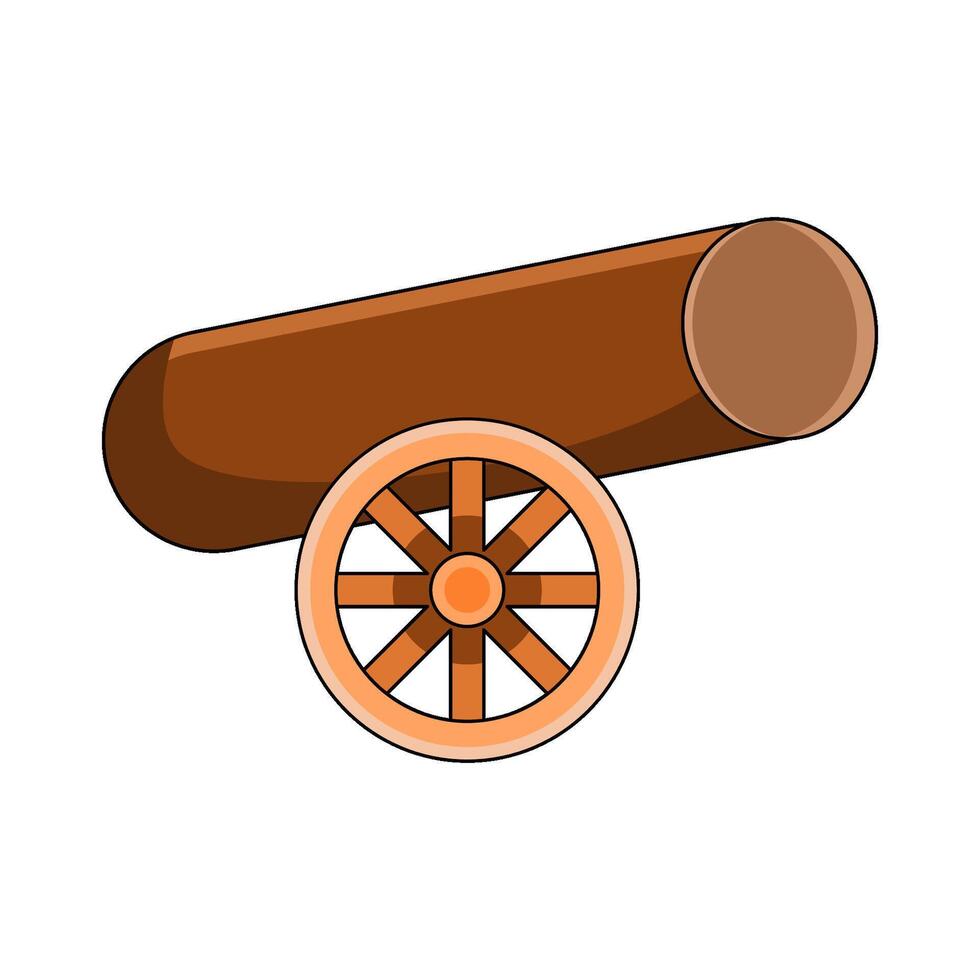 illustration of War Cannon vector