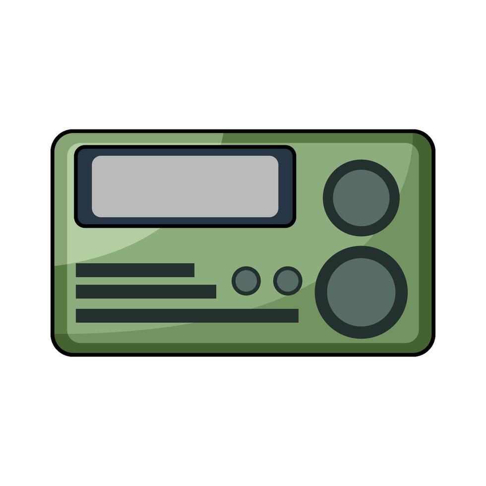 illustration of Military Radio vector