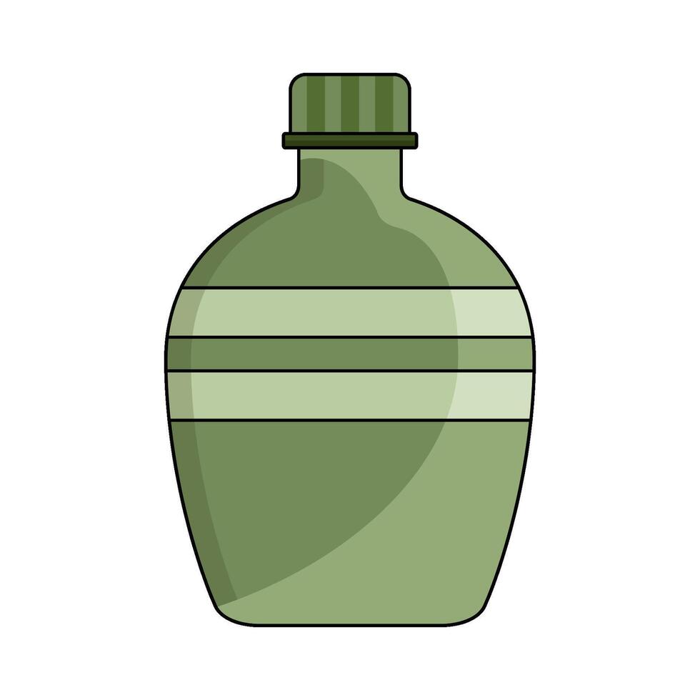 illustration of Canteen vector