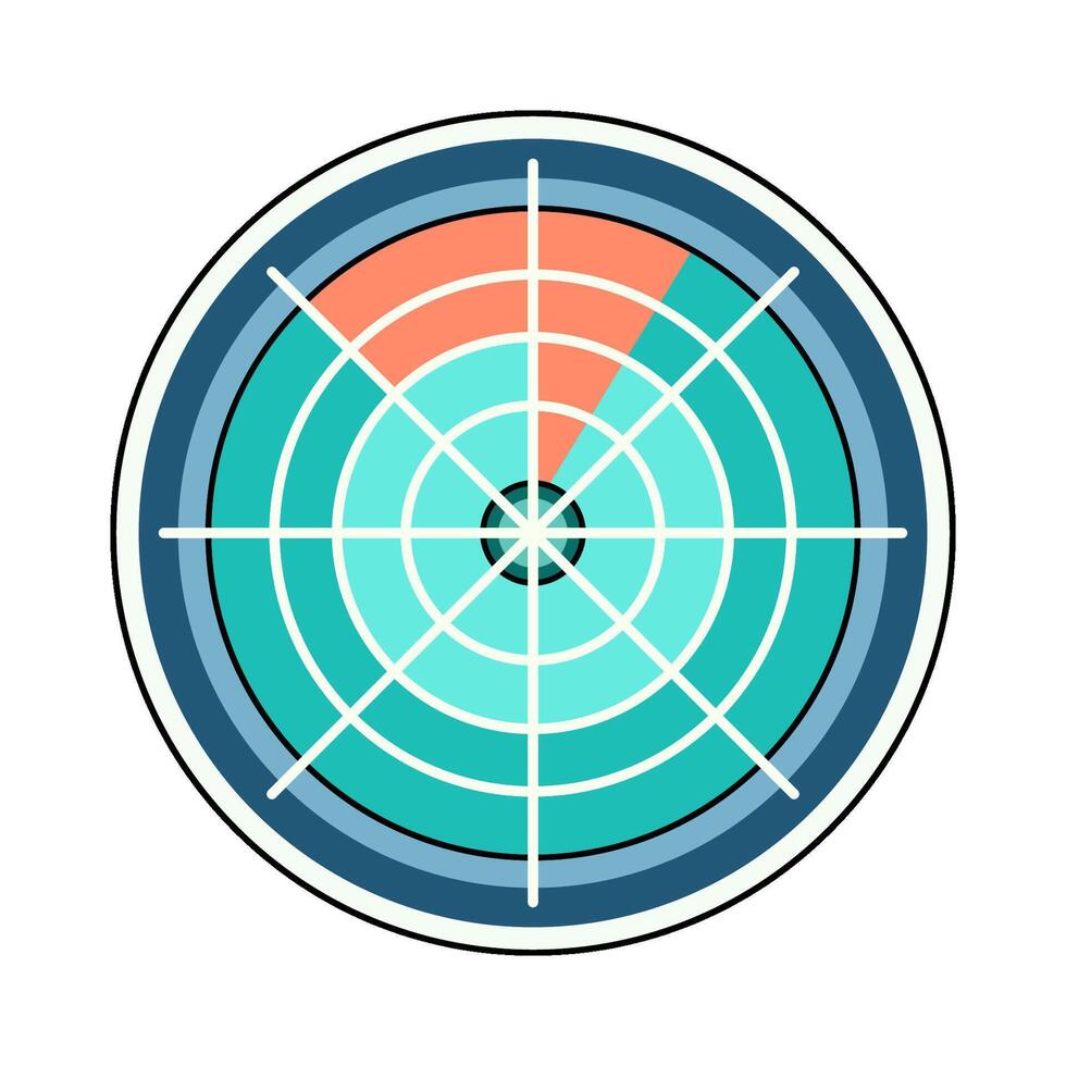 illustration of Radar vector