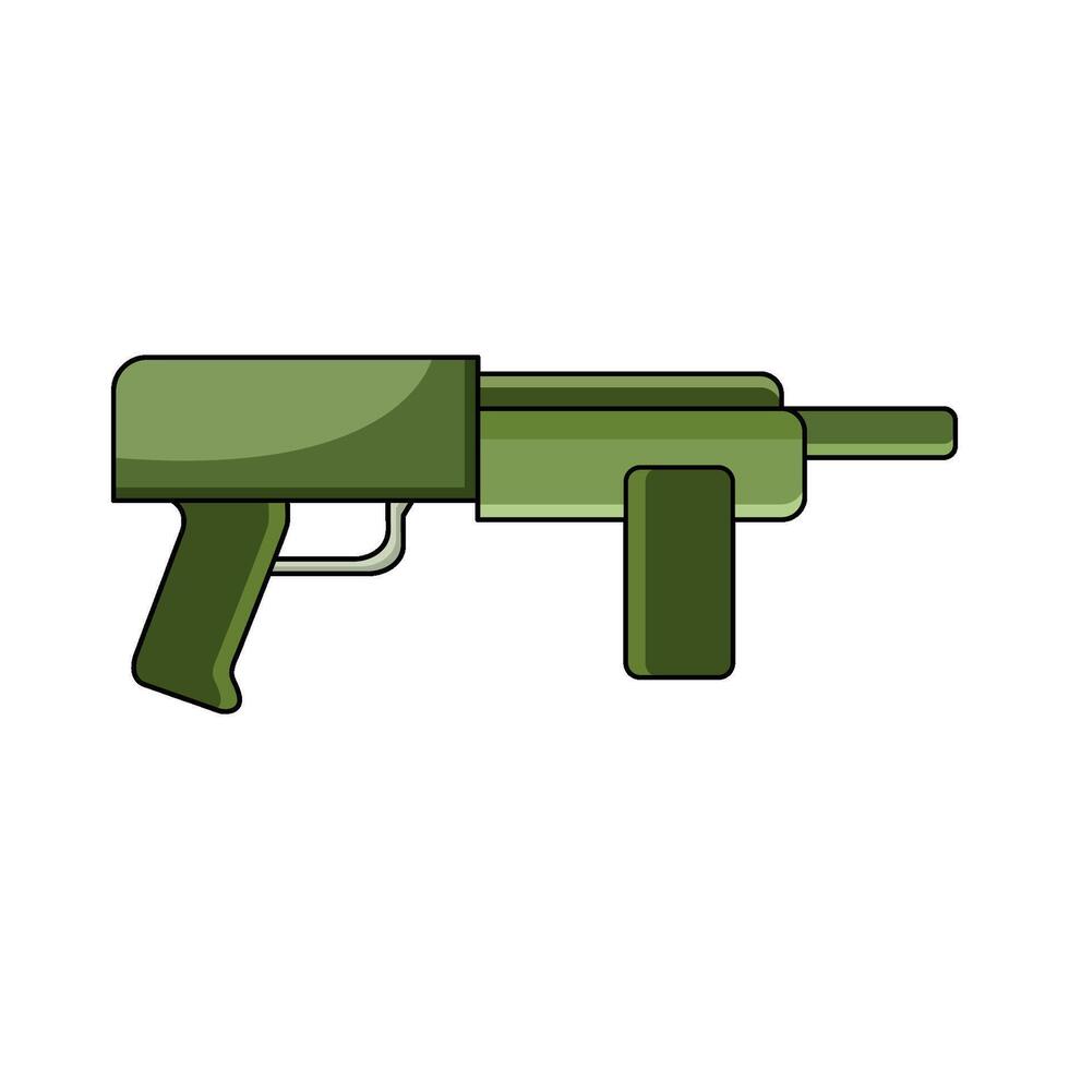 illustration of Machine Gun vector