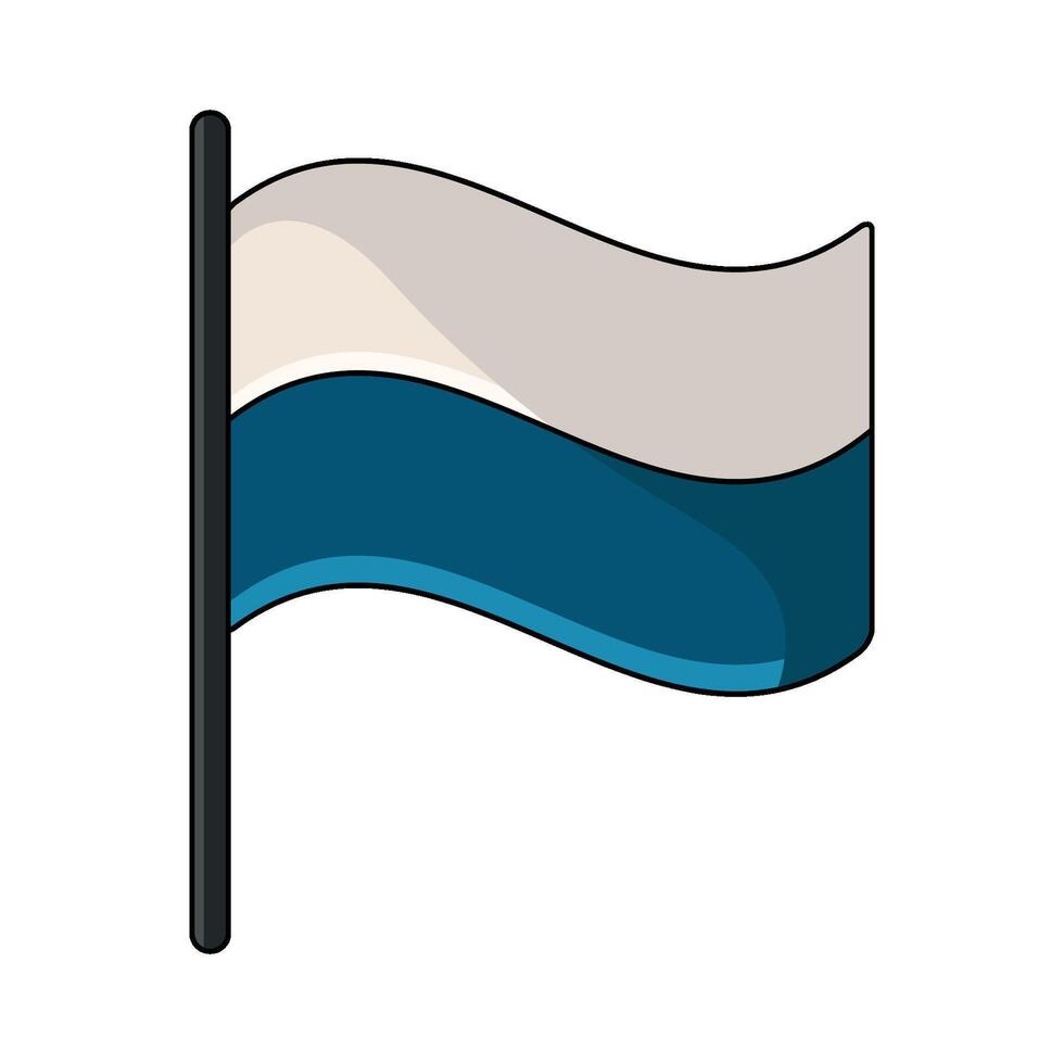 illustration of Waving Flag vector