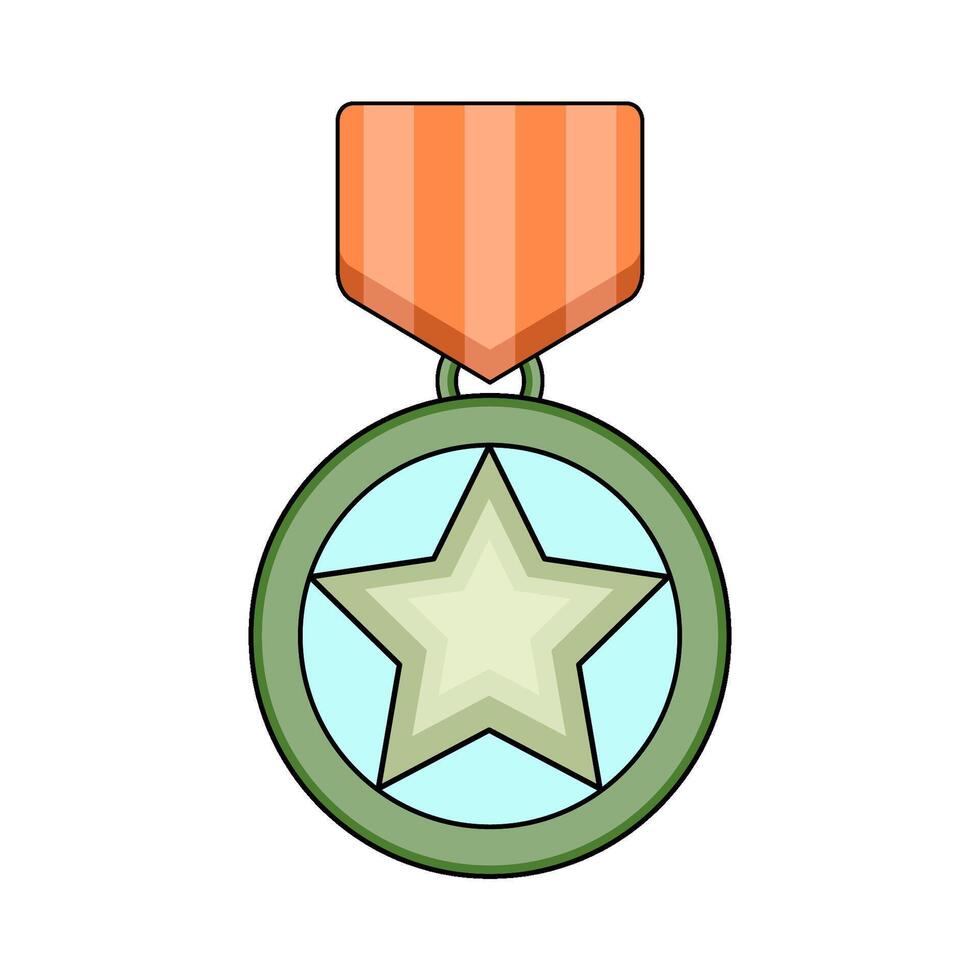 illustration of A Military Honor Medal vector