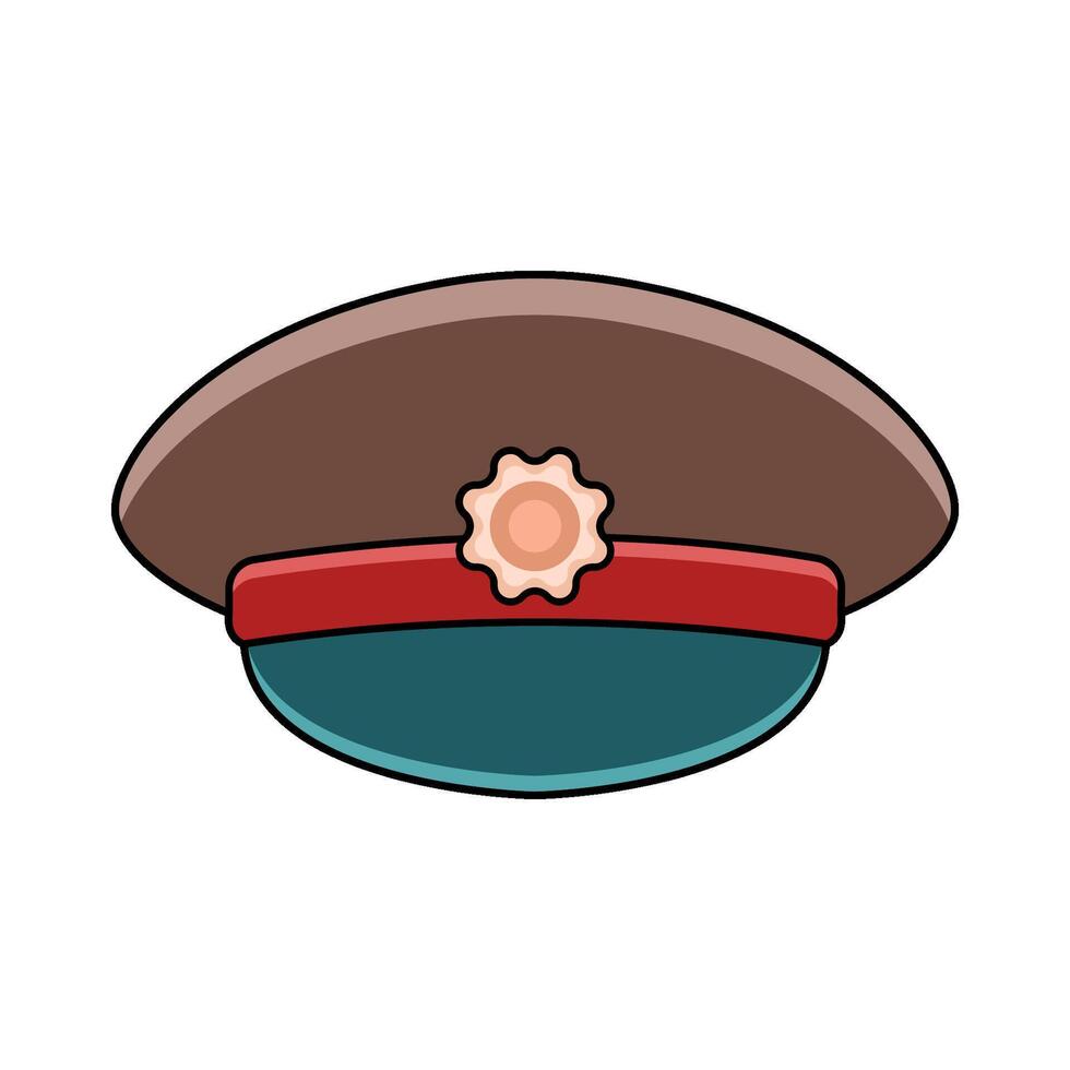 illustration of Military hat vector