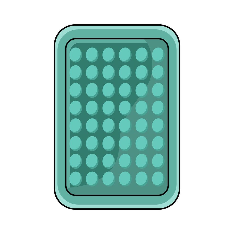 illustration of Air Mattress vector