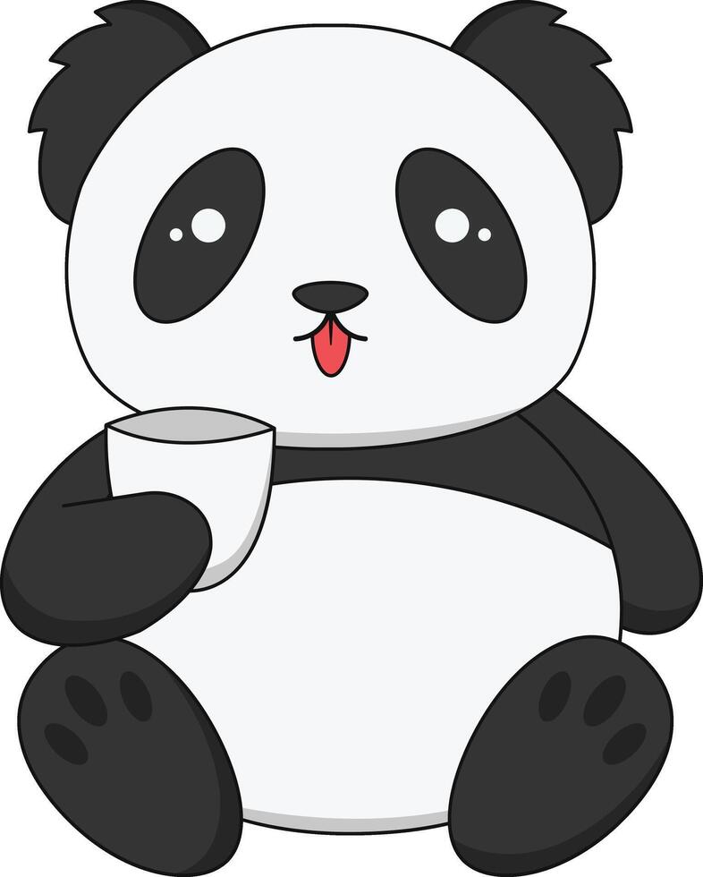 Baby Panda Character vector