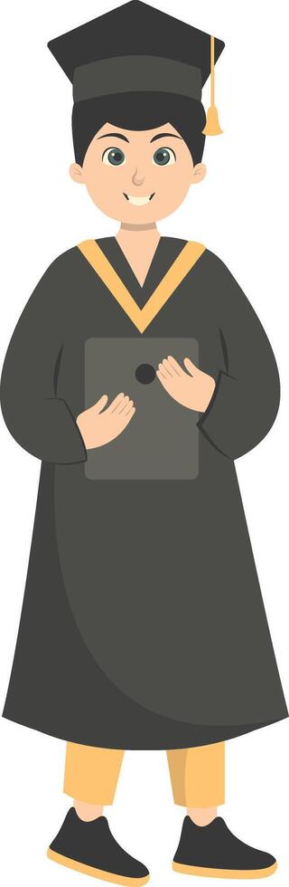 Illustration of People Graduation From University. vector