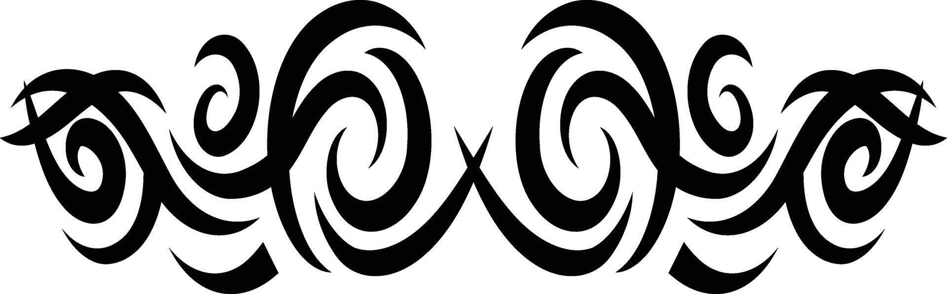 Tribal Tattoo Clipart. vector