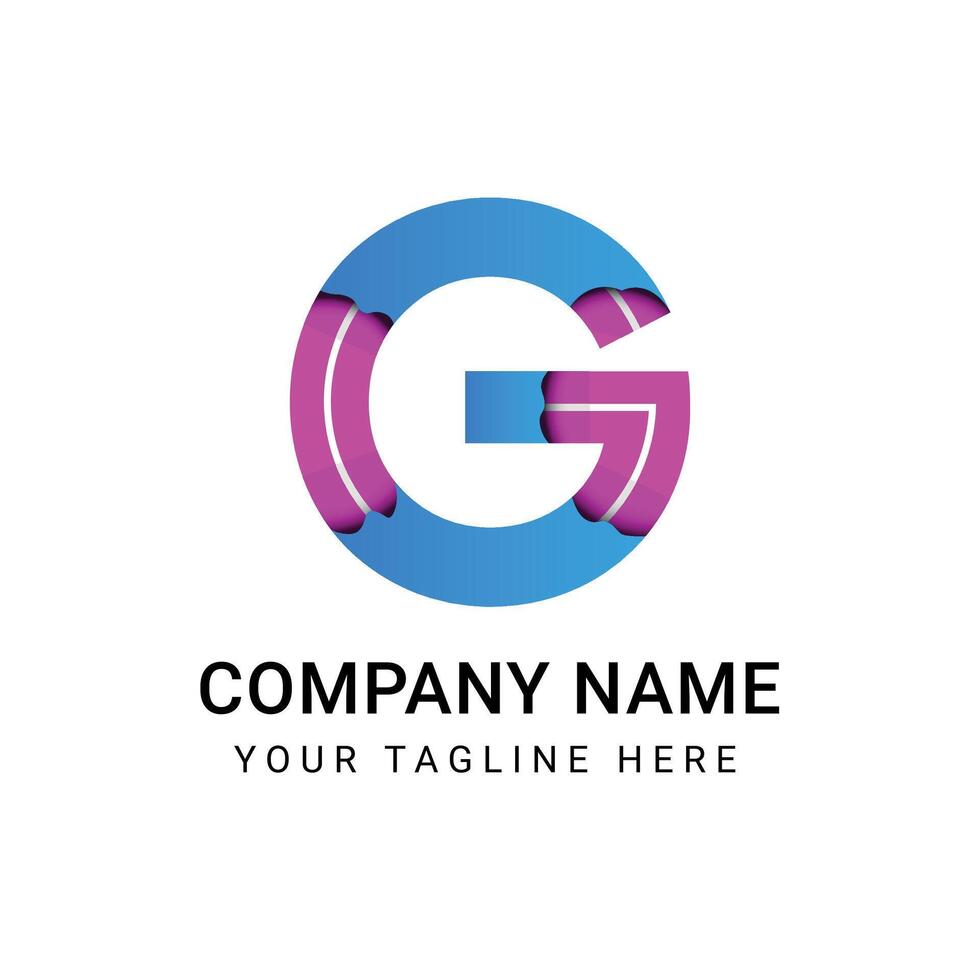 Gradient G Emblem for a Forward-Thinking Brand with Modern Flair and Tech Appeal vector