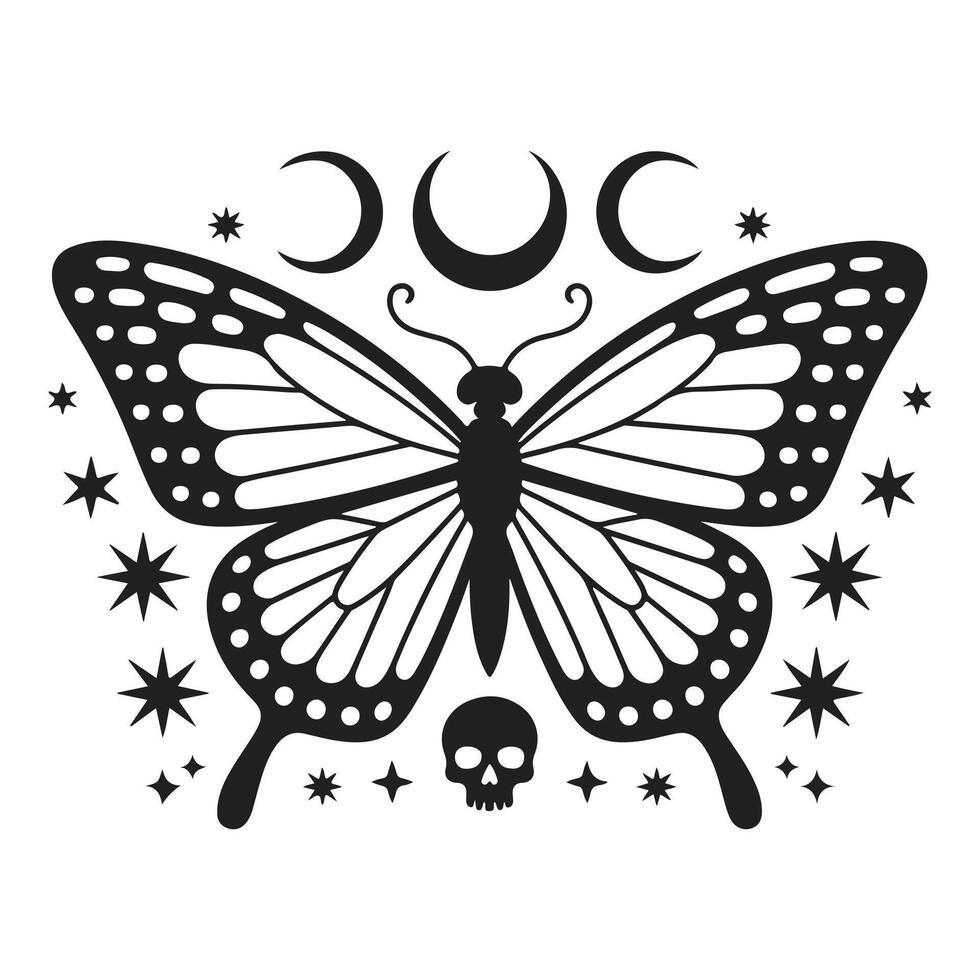 Nature Inspired Boho Shirt with Delicate Insect Art vector