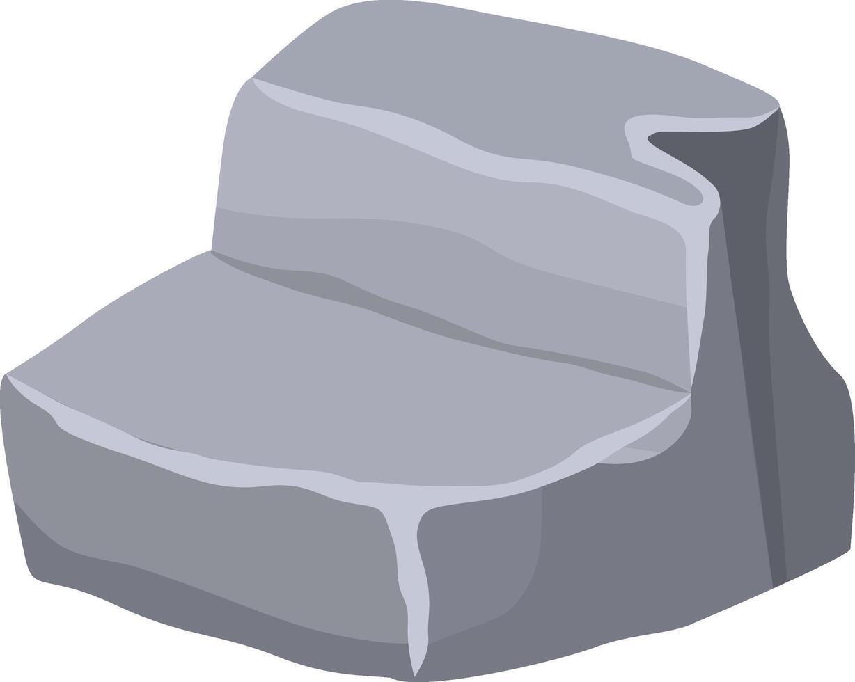 Two gray stone steps creating a natural staircase, inviting exploration and ascent within a serene outdoor environment, surrounded by the beauty of nature and rugged terrain vector