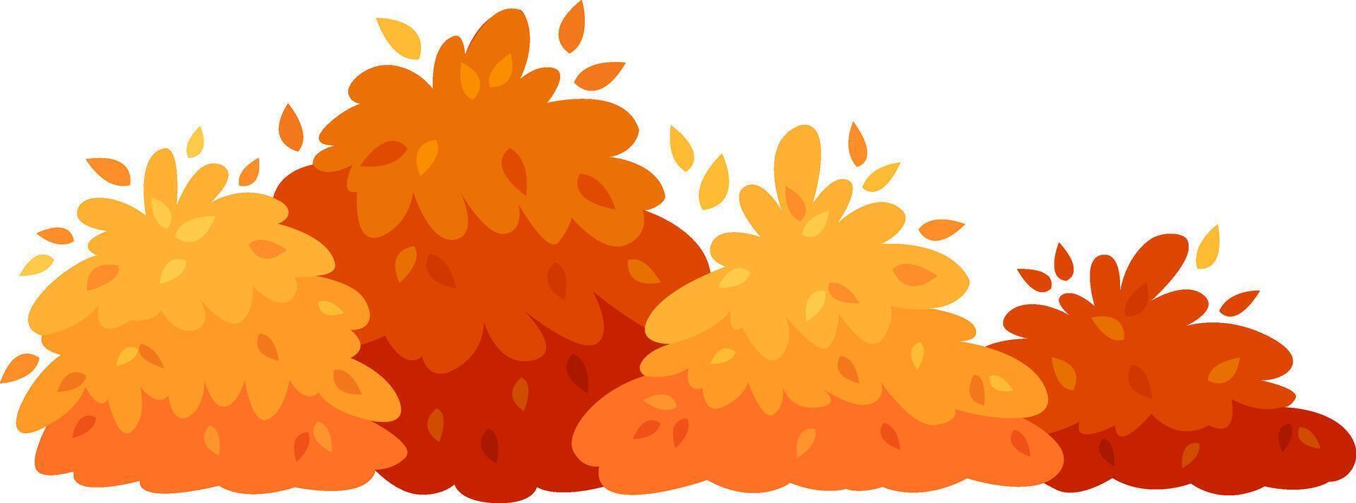 piles of colorful autumn leaves vector
