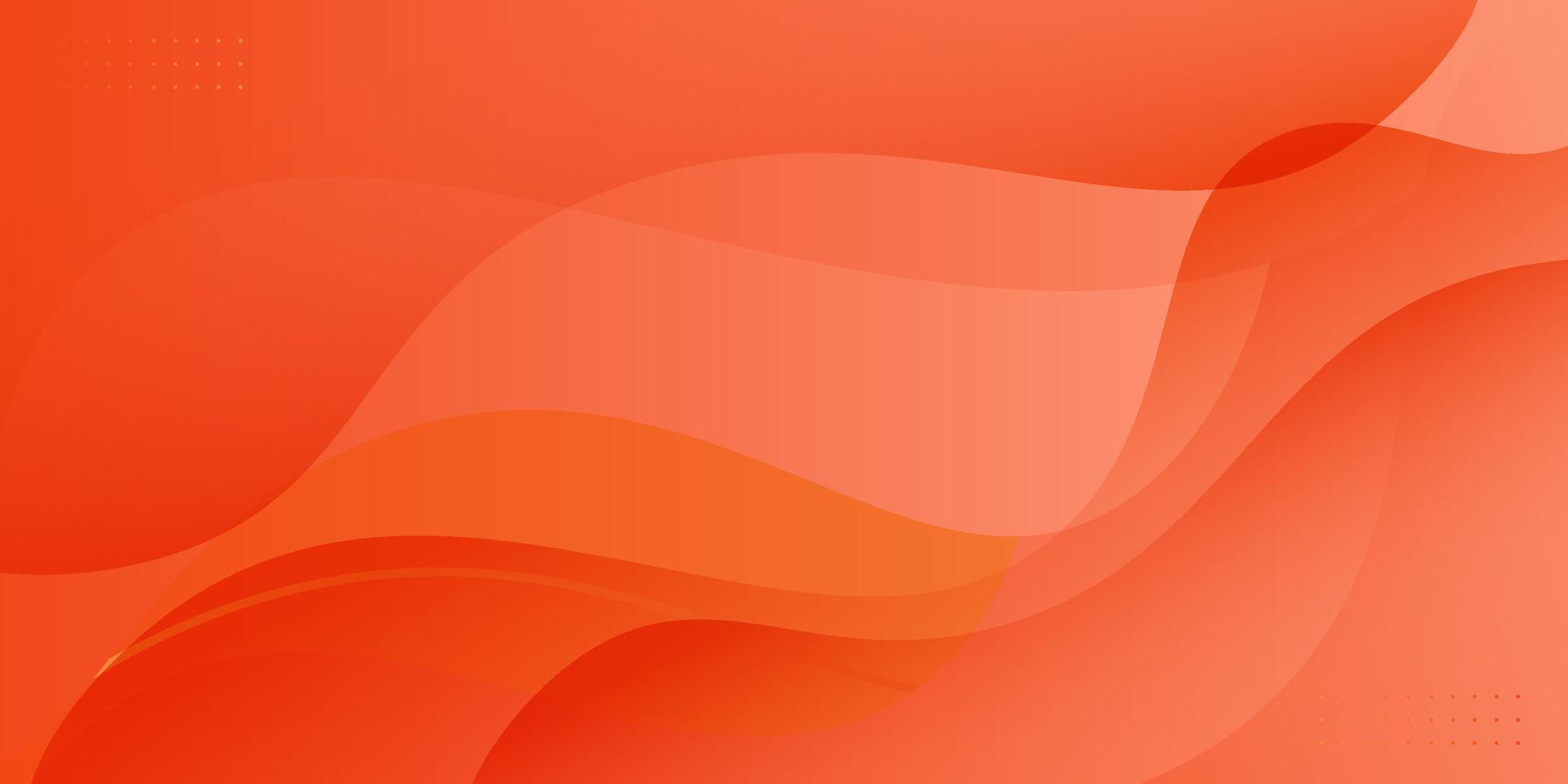 Abstract colorful orange wave background. Simple wave fluid pattern background. Eps10 vector