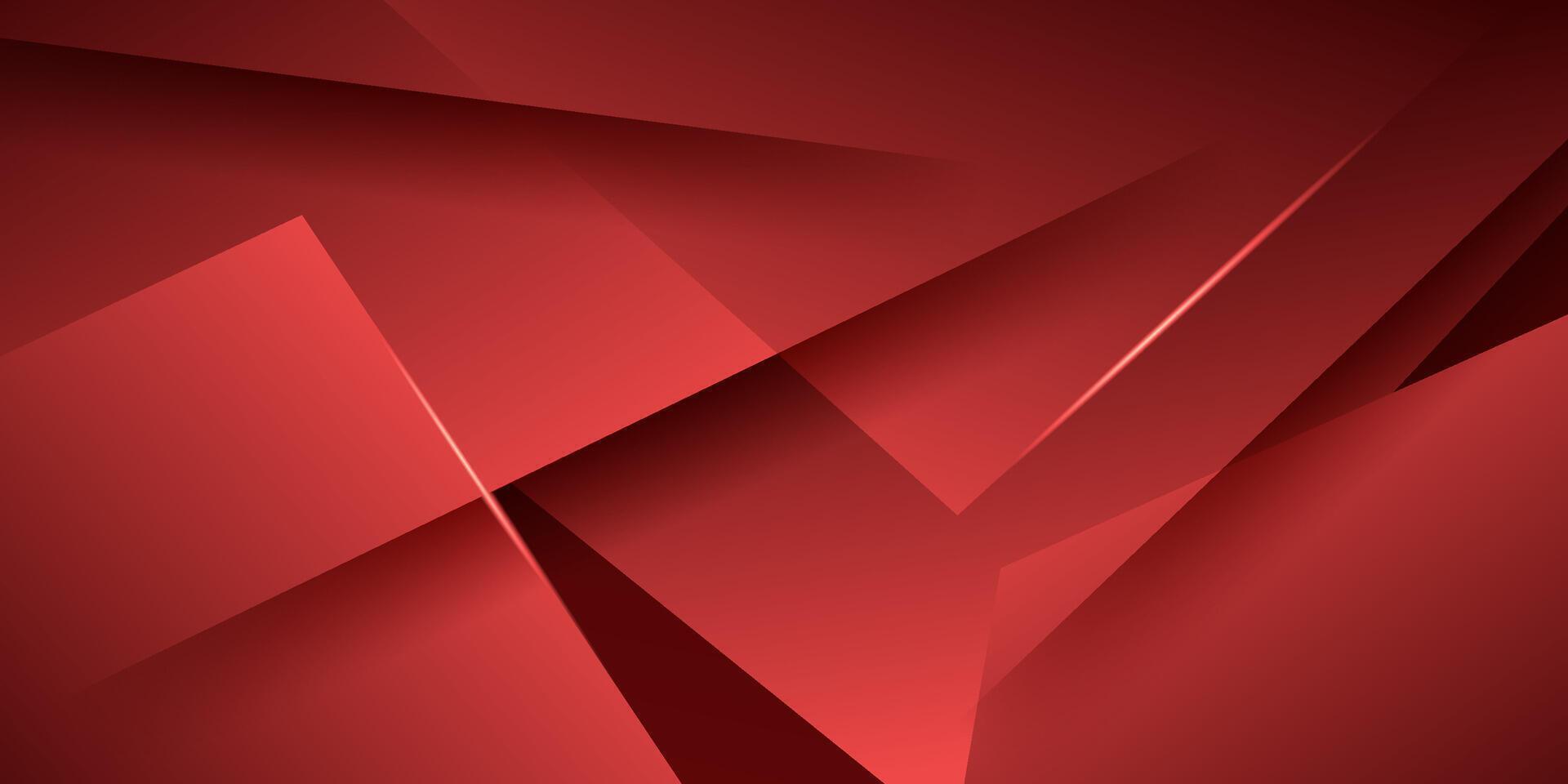 Abstract red overlapping square background. Simple and trendy overlapping paper cut pattern design. eps10 vector