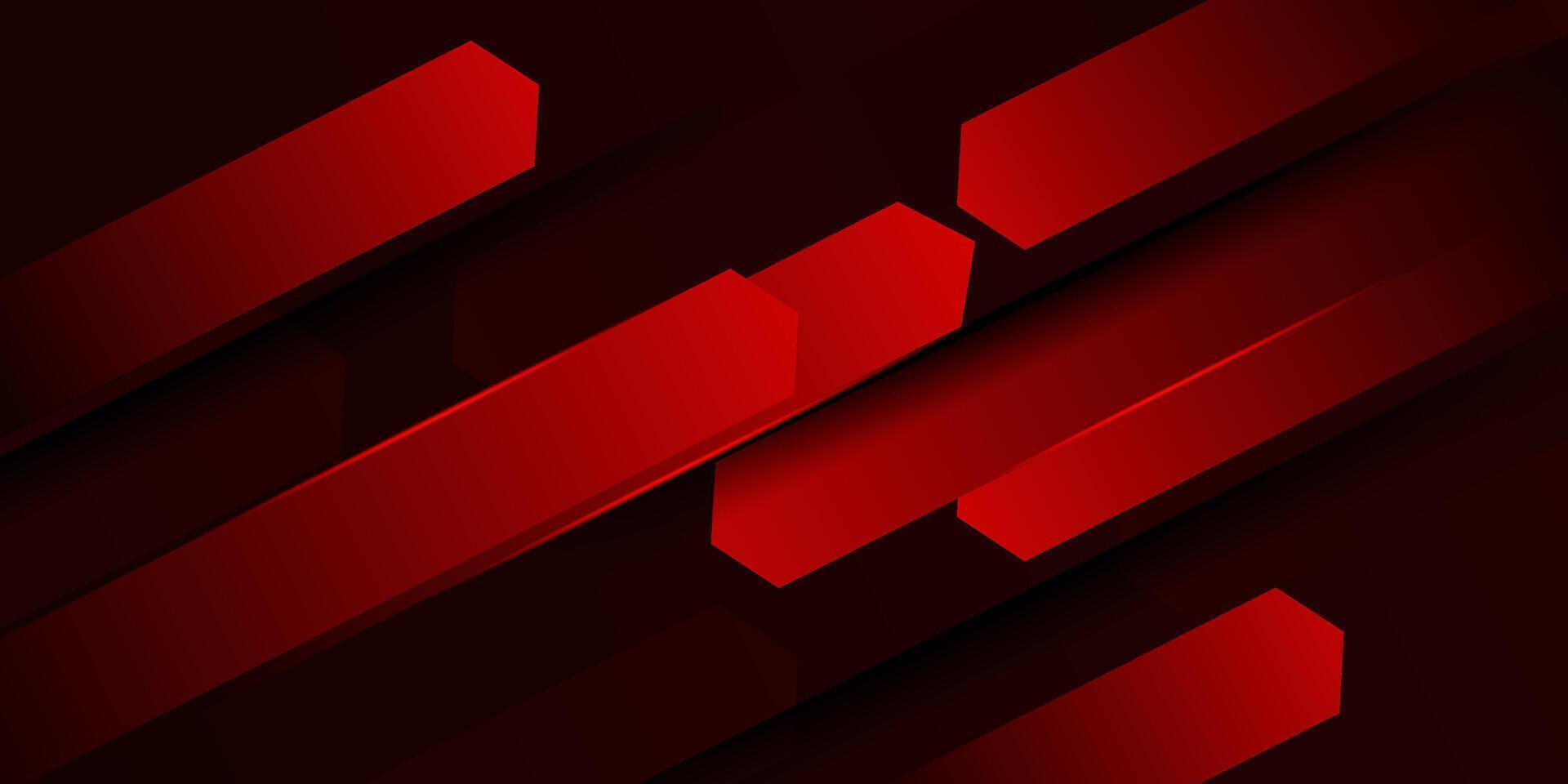 Abstract overlapping red arrow shape background. Simple dynamic color pattern design. eps10 vector