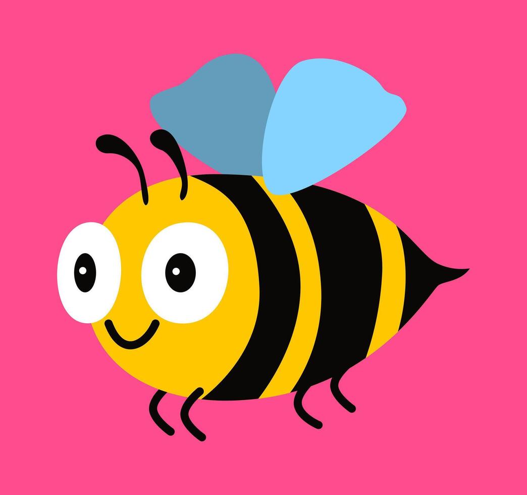 Cute Honey Bee Illustration vector