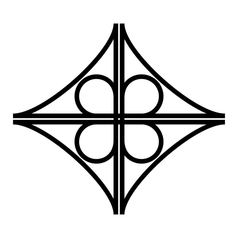 geometric graphic depicts a complex highway interchange symbolizing connectivity, complex networks, and intricate systems. Isymmetrical design ideal for urban planning, transport, or flow concepts vector