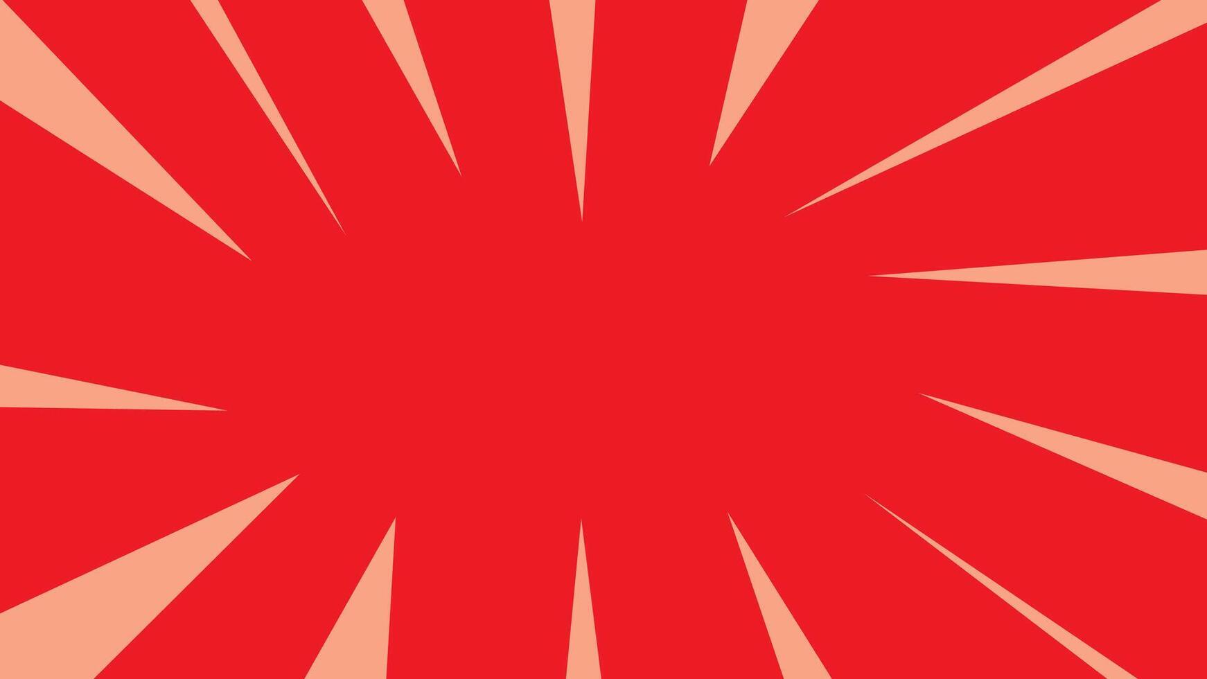 Bold and impactful radial lines in a vibrant red hue, creating a dynamic burst effect. This energetic background is perfect for sales, promotions, or expressive design vector